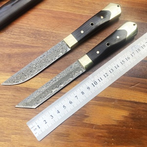 มีดต่อสู้คุณภาพสูง ลายเกล็ดมังกร แบบยุทธวิธี ปรับแต่งได้ตามต้องการ OEM DIY ใบมีดสแตนเลสเกรดสำหรับใช้งานกลางแจ้ง พร้อมปลอกไม้ - Product Image 6