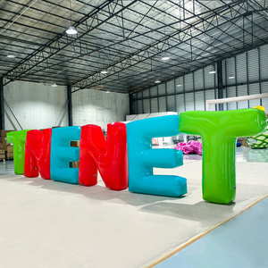 Lettres gonflables géantes 3D personnalisées avec logo, alphabet coloré, imperméables <span class=keywords><strong>pour</strong></span> l'extérieur, décoration de fête <span class=keywords><strong>pour</strong></span> la promotion, la publicité et les événements - Product Image 1
