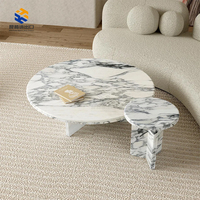 Table basse en marbre naturel fabriquée au Fujian, design moderne noir KT STONE, écologique, modèle 3D, luxe, découpe sur mesure à la française