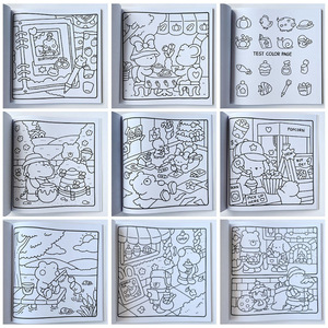 Offre Spéciale enfants peinture Graffiti <span class=keywords><strong>livre</strong></span> de coloriage mignon Mini ensemble de peinture enfants couleur <span class=keywords><strong>livre</strong></span> enfants calme jouant <span class=keywords><strong>livre</strong></span> - Product Image 3