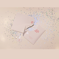 Usine sans fin carte de voeux musicale joyeux anniversaire Joker paillettes papier cadeau pour la Saint-Valentin anniversaire jeûnes fée amour