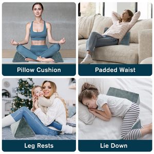 Almohada de Yoga Duradera al por Mayor, Cojín de Espuma Viscoelástica Lavable, Respaldo de Sofá, Almohada de Meditación para Mejorar la Calidad del Sueño - Product Image 6