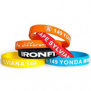 Pulseras de Silicona Rojas Decorativas con Logotipo Personalizado, Regalos Promocionales Publicitarios Económicos - Product Image 2