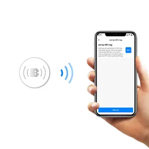 Étiquette NFC étanche <span class=keywords><strong>BroadLink</strong></span> NXP NTAG215, fonctionne sur métal, contrôle par application, déclenche les appareils domotiques, scènes, compatible IFTTT - Product Image 2