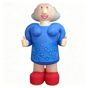Hot Inflatable Holland Sarah <b>Balloon</b>-Blue 6-8 ft Waterproof & Durable for Outdoor Commercial <b>Custom</b> Design Advertising Events - Product Image 1