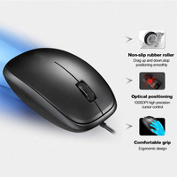 Noir 104 touches affaires clavier ergonomique souris Combo ordinateur filaire clavier et souris Usb