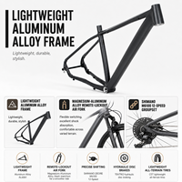 Vélo de montagne pour adultes de haute qualité, cadre en alliage d'aluminium, frein à disque hydraulique, absorption des chocs, roues de 29 pouces, 30 vitesses, capacité de charge de 150 kg