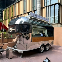 Camion de restauration rapide pour glaces et bonbons, remorque de traiteur entièrement équipée, chariot à limonade, restaurant mobile, camion de pizza