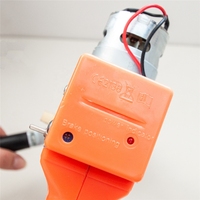Pistolet à tufter AK-1 avec machine à fabriquer des tapis en poils coupés ou en boucles, couleur orange