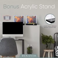 Boîte magnétique transparente MIingShi, boîte de rangement en acrylique avec base noire, boîte ETB, boîte de rangement