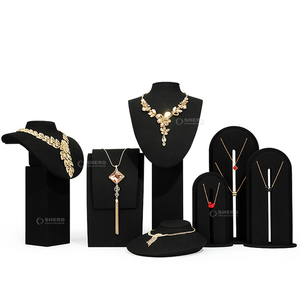 Buste en métal Présentoir à bijoux Présentoir à bijoux en métal Présentoir à bijoux Anneau Boucles d'oreilles Collier Accessoires d'affichage - Product Image 3
