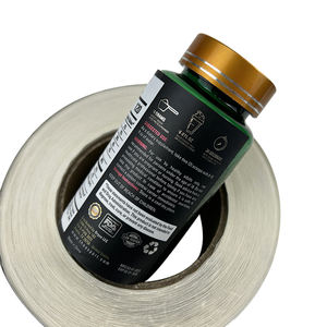 Hot Selling Luxus Spot UV Markenname Wasserdichtes Rechteck Etikett Hersteller für Vitamin Nahrungs ergänzungs mittel Etikett - Product Image 5
