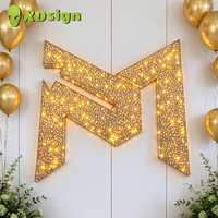 XDSign Enseigne LED 3D personnalisée, lettres lumineuses effet ciel étoilé, enseignes électroniques, équipement publicitaire, enseigne néon, signalétique, fournitures pour fêtes