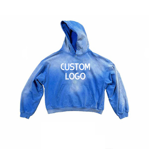 เสื้อฮู้ดดี้พิมพ์ลายแฟชั่นลำลองยอดนิยม สั่งทำโลโก้ได้ แบบวินเทจ ทรงหลวม ไซส์กลาง สำหรับผู้ชาย ผ้าฝ้ายซักแล้ว ขายส่ง - Product Image 2