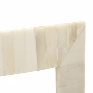 กรอบรูปฝังกระดูกที่ทันสมัยทำด้วยมือสีดำสีขาวปรับแต่งได้ขนาด5x7 8x10ขนาดโต๊ะที่เป็นมิตรตกแต่งด้วยมือแกะสลักงานฝีมือธรรมชาติ - Product Image 1