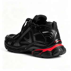 Baskets Chunky à Lacets Bout Rond Tendance pour Hommes et Femmes – Confortables, à Semelle Épaisse, de Marque, pour le Tennis, le <span class=keywords><strong>Sport</strong></span> et les Loisirs, avec Amorti - Product Image 5