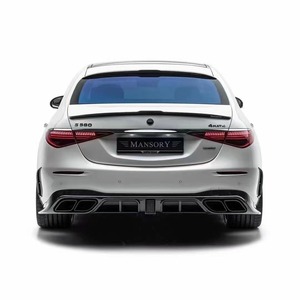 ชุดแต่งตัวถังรถยนต์ Mercedes W223 Maybach อัพเกรดคาร์บอนไฟเบอร์ สไตล์ MSY  ลิ้นกันชนหน้า ดิฟฟิวเซอร์ สปอยเลอร์ สภาพใหม่ - Product Image 3