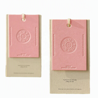 Étiquettes en papier avec logo imprimé sur mesure, étiquettes de vêtements de luxe pour vêtements