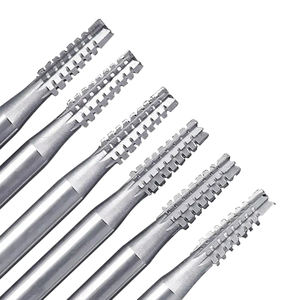 6ชิ้น/กล่องเครื่องประดับเหล็กความเร็วสูงหัวตัดทรงกรวยสำหรับตัดขวางวงแหวนสำหรับบดและลบเสี้ยนเครื่องประดับอุปกรณ์เครื่องมือ - Product Image 1