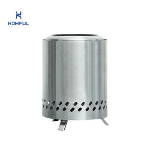 HOMFUL Outdoor Folding Fogão Portátil Mesa Portátil <span class=keywords><strong>Fire</strong></span> <span class=keywords><strong>Pit</strong></span> Outdoor Camping Wood Fogão - Product Image 1