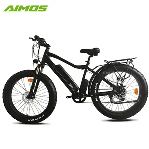 Aimos 2024 Dernier gros vélo électrique 1000W vélo de chasse avec porte-bagages arrière et garde-boue