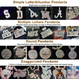 <span class=keywords><strong>Pendentif</strong></span> Moissanite Glacé Personnalisé Exclusif en Forme de Baguette <span class=keywords><strong>Diamant</strong></span>ée, Plaqué <span class=keywords><strong>Or</strong></span> 18 carats, pour Bijoux Hip-Hop, Breloque en Argent 925 pour Rappeur - Product Image 4