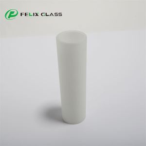 Cúpula de Vidrio Blanco Opalino Mate y Brillante de Tamaño Mediano, Pantalla de Lámpara Regulable que Cuida la Vista con Tubo de Vidrio para Lámpara Colgante o Araña - Product Image 1