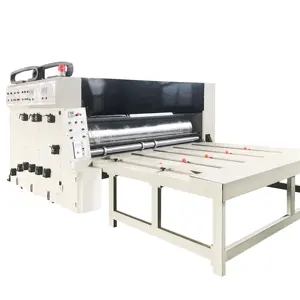 Semi Automatic Corrugated Carton Board Flexo Printing Slotting Die Cutting Machine