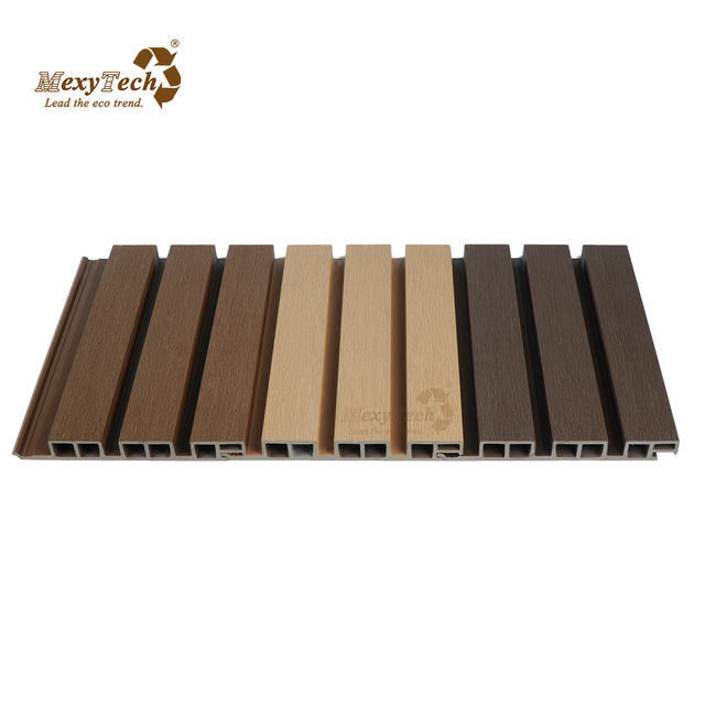 New Launch PVC Wall Cladding Outdoor Building Material Wooden Grain Co-extrusion Capped Wall Panel