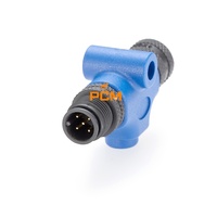 Terminador en Línea NMEA 2000 010-11096-00 M12 Código A Adaptador Micro-change de 5 Pines Macho a Hembra para CAN Bus CANOpen DeviceNet