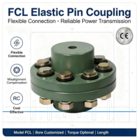 Accouplement de transmission à broches FCL, structure en acier, OEM, fonctionnement stable et fluide, haute efficacité, modèle spécifié pour le marché américain