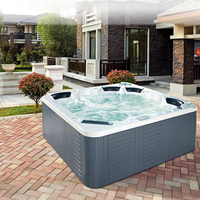 Nouveau produit de conception Bain à remous en acrylique Spa de massage Bain à remous extérieur Spa 1-8 personnes Bains à remous et jacuzzier extérieur