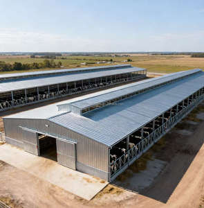 Desain Modern Industrial Gudang Pembiakan Struktur Baja Prefabrikasi Kandang Ayam Kandang Unggas Rumah Pertanian - Product Image 2