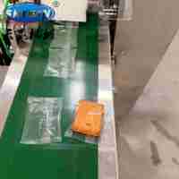 Nouvelle machine d'emballage de biscuits à flux d'équipement d'emballage multifonction à alimentation automatique à grande vitesse