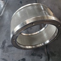 Nouvelle Matrice à Anneaux en Acier Inoxydable pour Aliments du Bétail, Porcs et Poulets, Diamètre de Trou 2.5-8.0mm, Moule à Anneaux Van AarsenC600-225, Capacité 10 Tonnes/heure