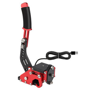 Drifting Game Handbrake For Pc <b>Wired</b> Aluminum Alloy With Handbrake Racing Simulator <b>Controller</b> Red Blue Black - Product Image 5