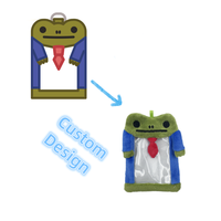 Porte-carte d'identité en peluche personnalisé avec rembourrage en coton PP, matériau en polyester, sac multifonction unisexe pour tous les âges