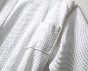 Wholesale Custom 100% Cotton Waffle <strong>Bathrobe</strong> Quick Dry Soft Skin Friendly With Custom Color &amp; Logo for Hotel Spa - Product Image 5