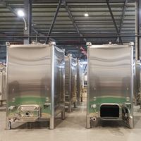 Fermenteur à vin carré de 4000 L, cuve isolée pour une température stable, production de vin de fruits