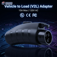 Nuevo Adaptador J1772 V2L para Descarga de Vehículos Eléctricos |   Conector de Alimentación para Vehículos de 15A 120V 1.8kW IP65 |   Estación Móvil Portátil para Camping