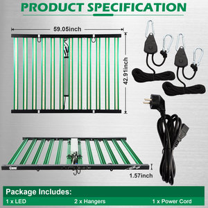 1000W Grow Lights with Full Spectrum UV IR Aluminum Material for growing plants - Product Image 4