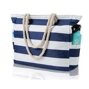 Bolsas <span class=keywords><strong>de</strong></span> Playa Impermeables <span class=keywords><strong>de</strong></span> Poliéster para Mujer con Cierre <span class=keywords><strong>de</strong></span> Cremallera, <span class=keywords><strong>Bolsa</strong></span> Grande para Natación y Piscina - Product Image 1