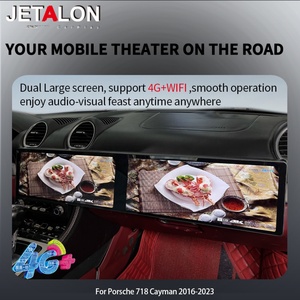 Reproductor Multimedia Android de Pantalla Dual de 24.6 Pulgadas para Porsche Cayman 718 2016-2023, Radio para Auto con GPS, Carplay Inalámbrico, Navegación Estéreo - Product Image 3