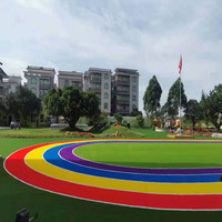 Meisen Umwelt freundliches buntes Kunstrasen 20mm 30mm für Kinder im Freien Spielbereich Soft Touch Kids Play Yard Turf Carpets