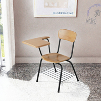 Chaise pliable empilable durable pour la maison, le bureau et l'école.