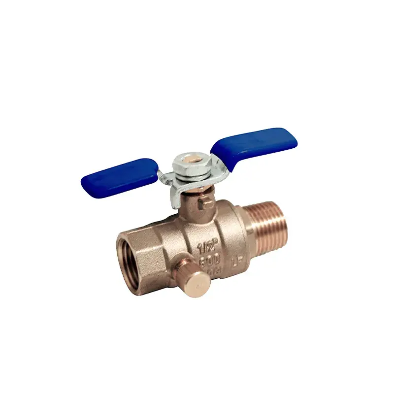 Avonflow chúng tôi thị trường đòn bẩy xử lý FPT x FPT chì miễn phí Brass Ball valve