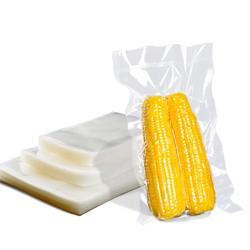 Прозрачный пластиковый пакет для вакуумной упаковки пищевых продуктов