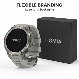 Montre connectée robuste DM59 GPS 1,43" AMOLED IP67 étanche, carte hors ligne, altimètre, boussole avec SDK pour Android, montre connectée GPS pour homme - Product Image 2