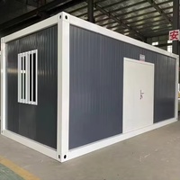 Maison préfabriquée en conteneur, assemblage rapide, structure modulaire en acier pour chantier de construction, dortoir, bureau, habitation