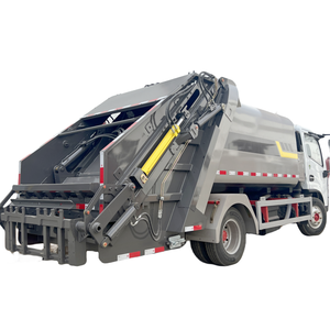Good Quality China Dongfeng 4x2 6 Ton Garbage Compactor Truck Compressed Garbage Truck Upper Body - Product Image 4
